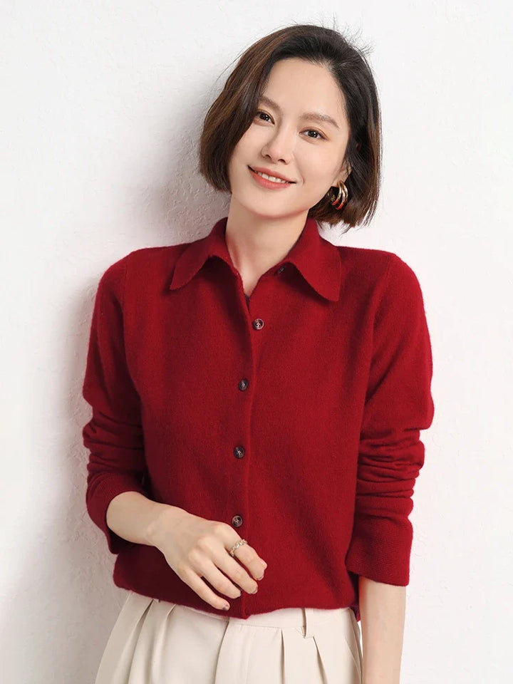 Marielle Knit Button Polo Top