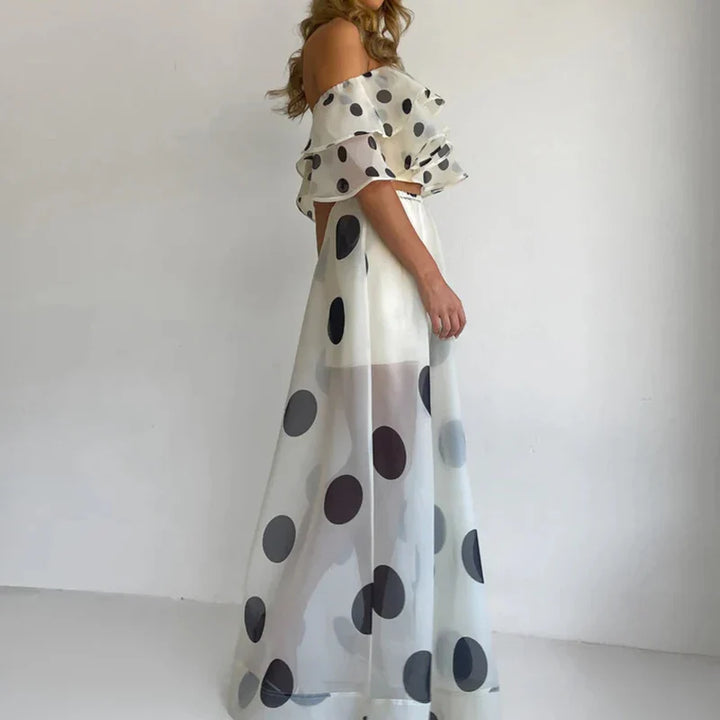 Isla Sheer Polka Dot Set