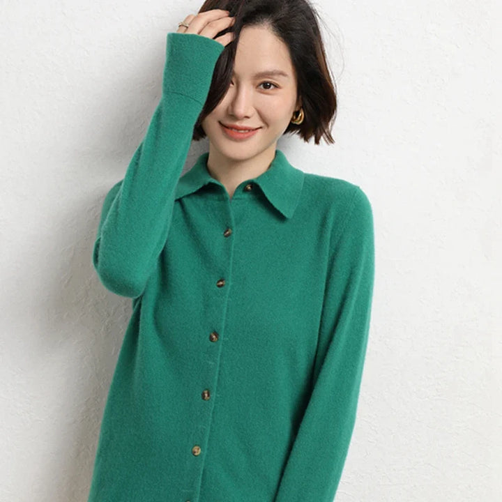 Marielle Knit Button Polo Top