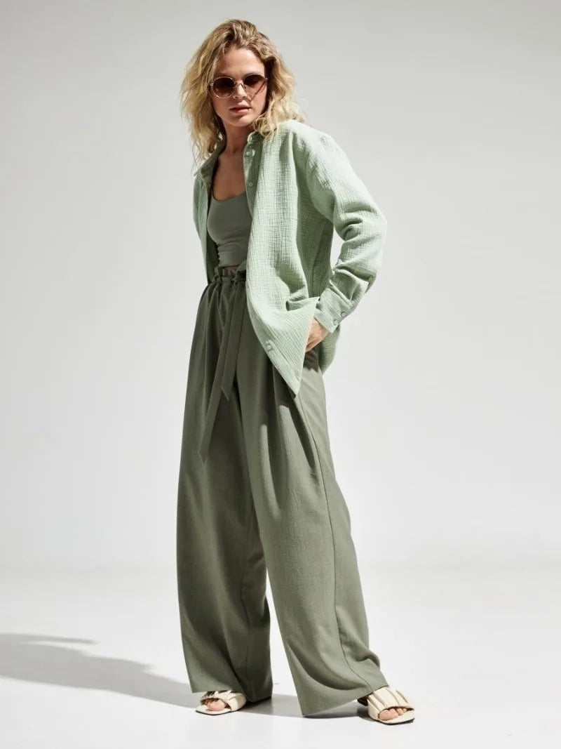 Valencia Crinkled Cotton Summer Shirt