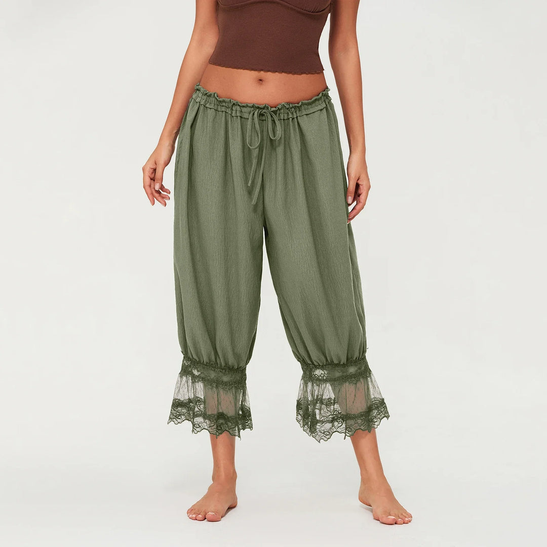 Lucienne Lace Trim Balloon Pants