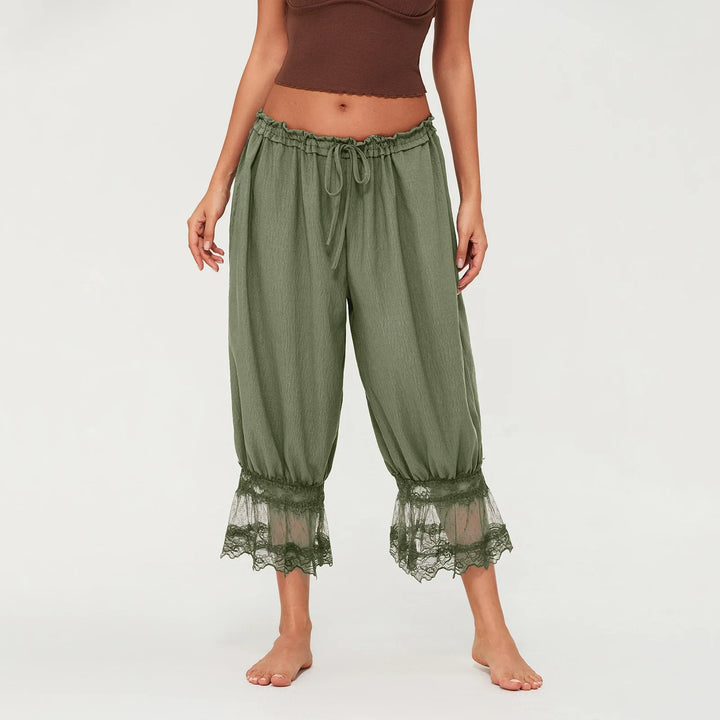 Lucienne Lace Trim Balloon Pants