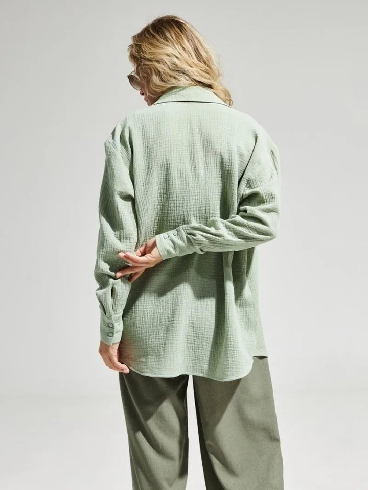 Valencia Crinkled Cotton Summer Shirt