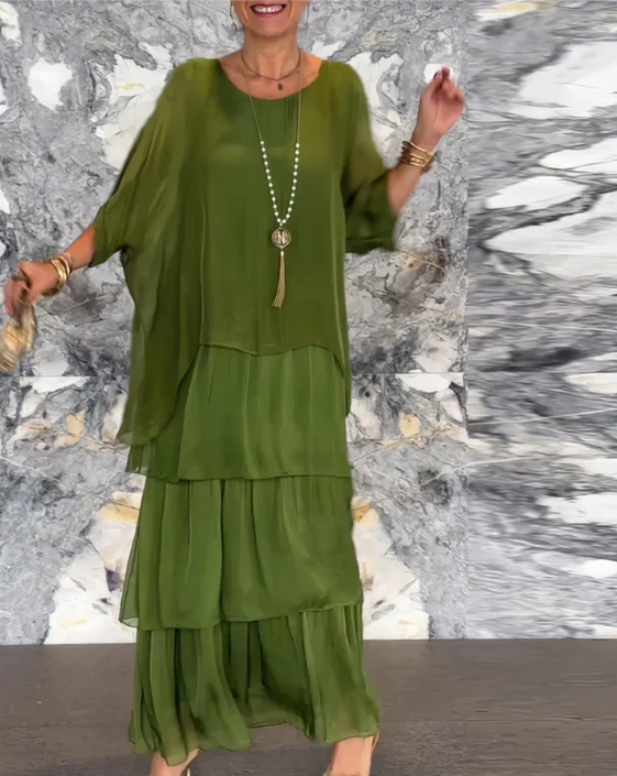 Kali Elegant Long Flowing Dress