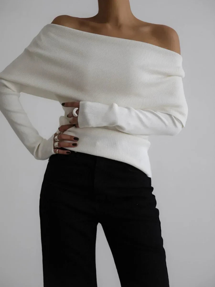 Valina Off Shoulder Knit Top
