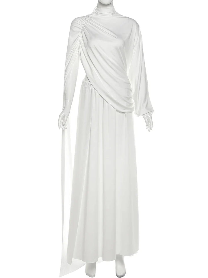 Calantha Draped Two Piece Skirt Set