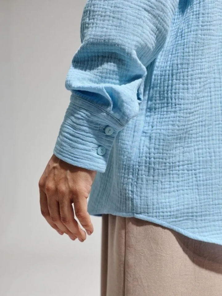 Valencia Crinkled Cotton Summer Shirt
