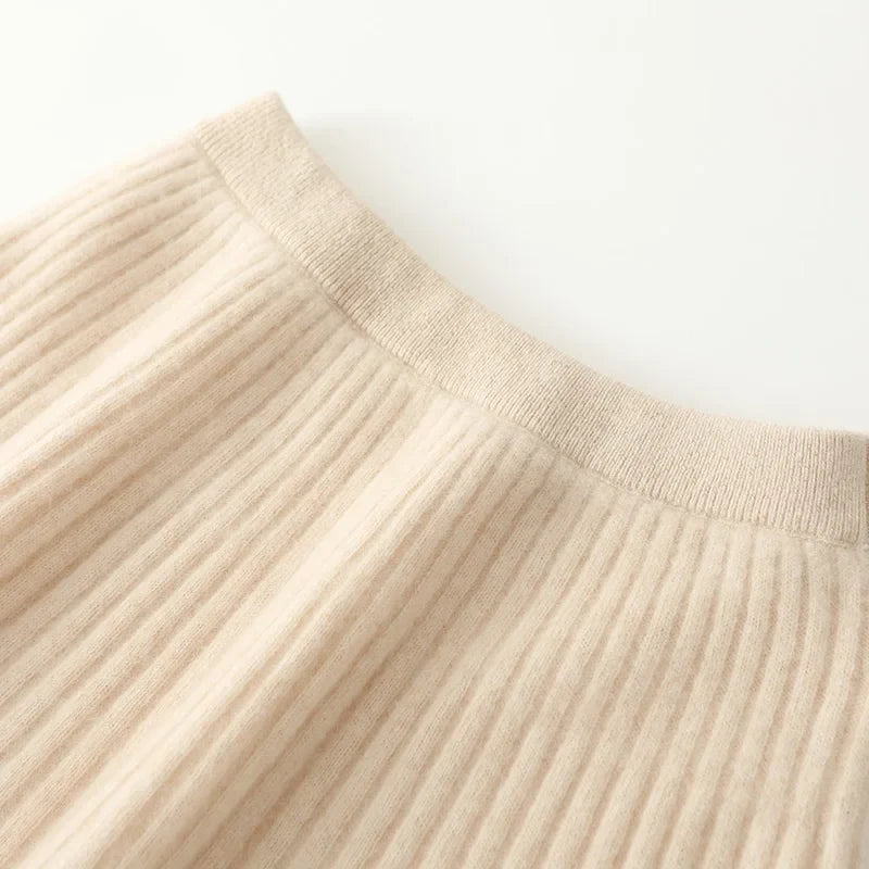 Célestine Merino Pleated Mini Skirt