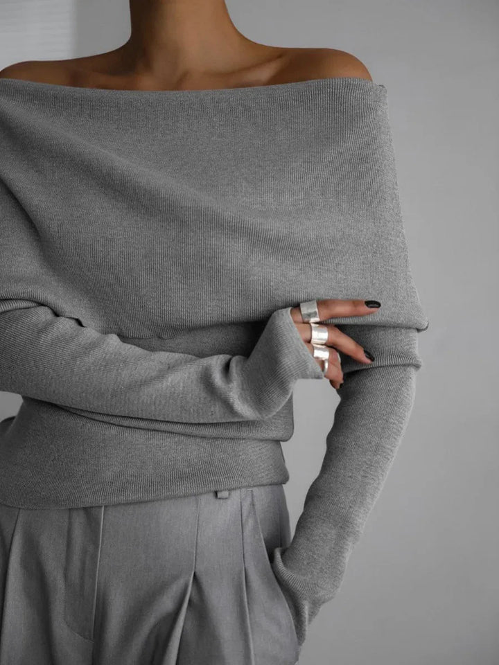 Valina Off Shoulder Knit Top
