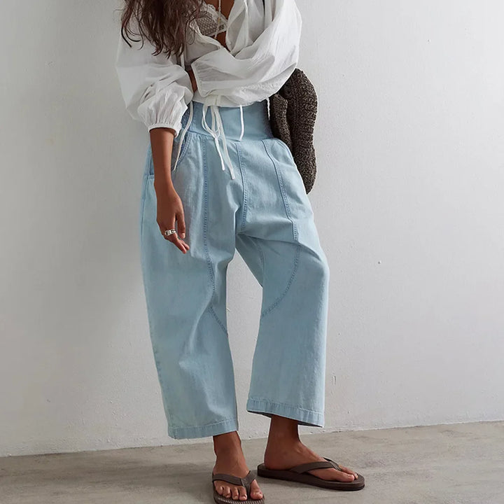 Vireya Curved Seam Wide Leg Pants