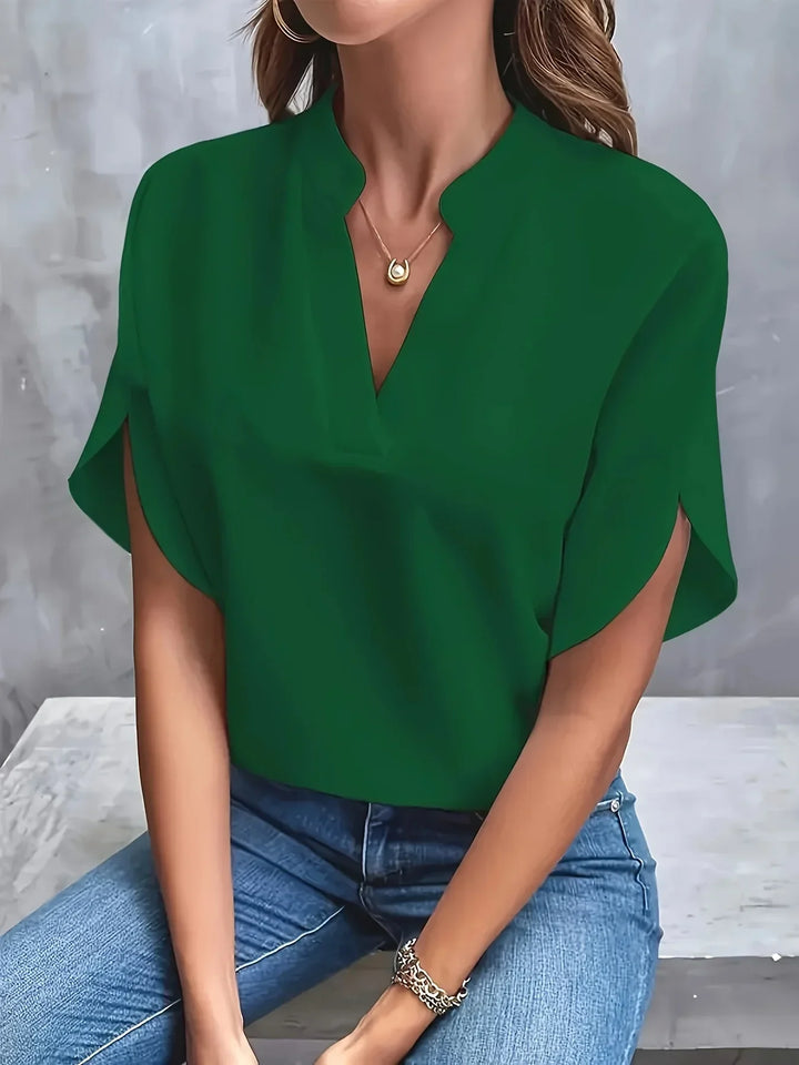 Vionelle Tailored V Neck Blouse
