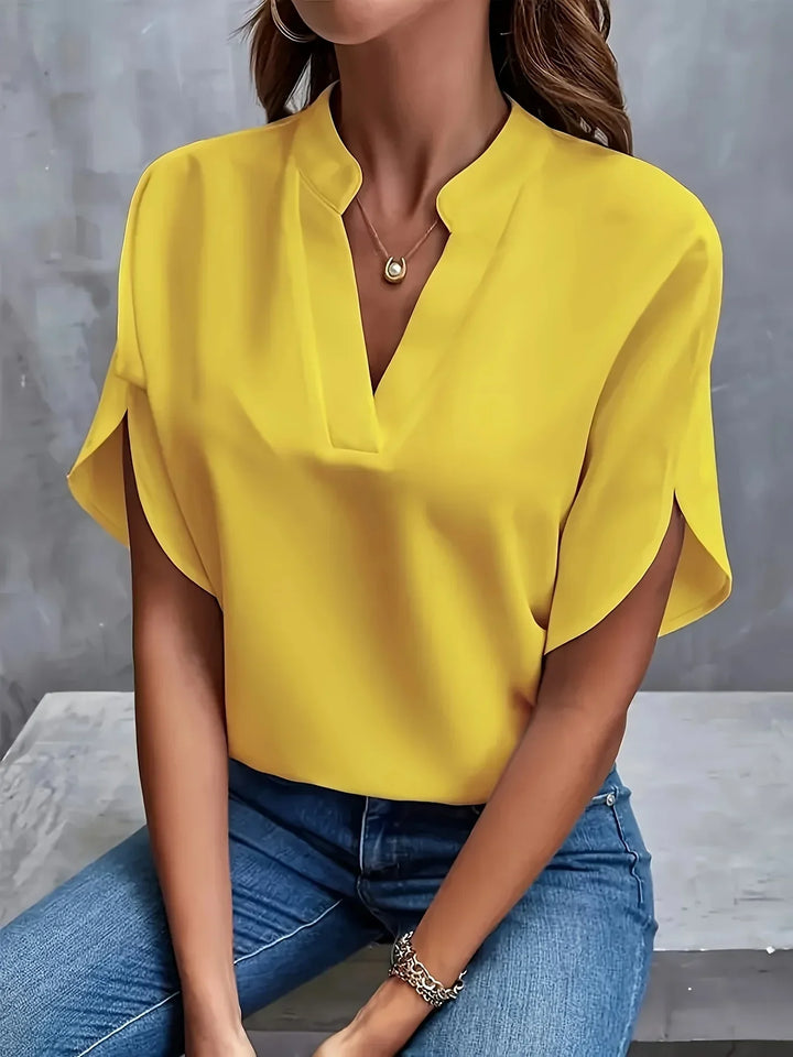 Vionelle Tailored V Neck Blouse