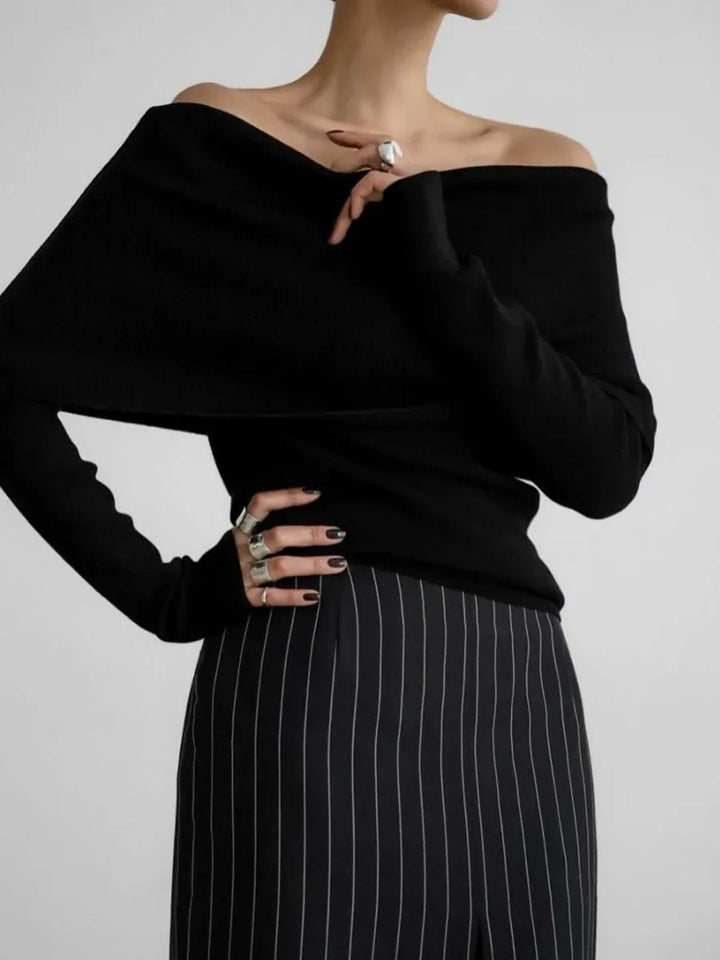 Valina Off Shoulder Knit Top