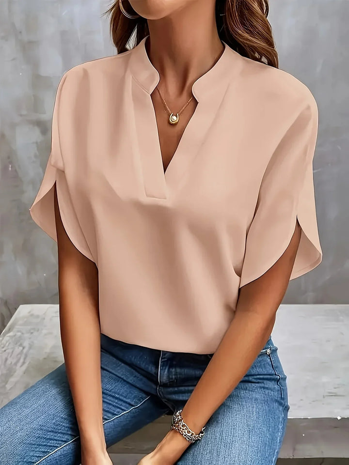 Vionelle Tailored V Neck Blouse