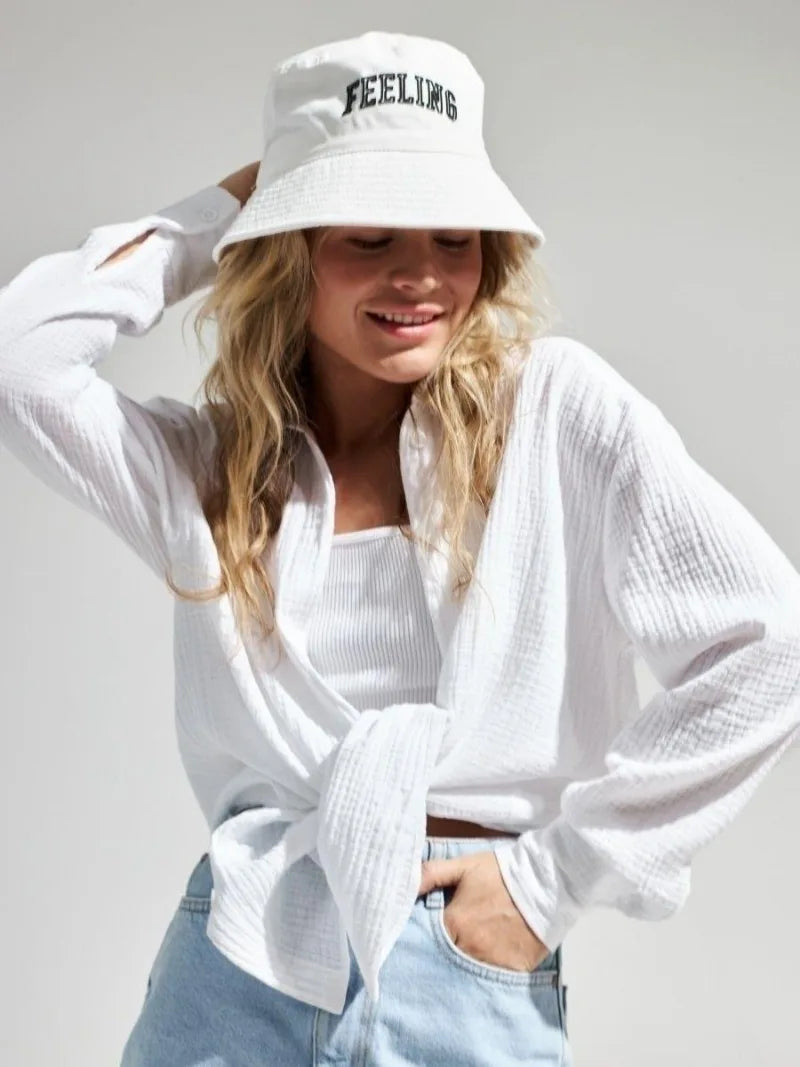 Valencia Crinkled Cotton Summer Shirt