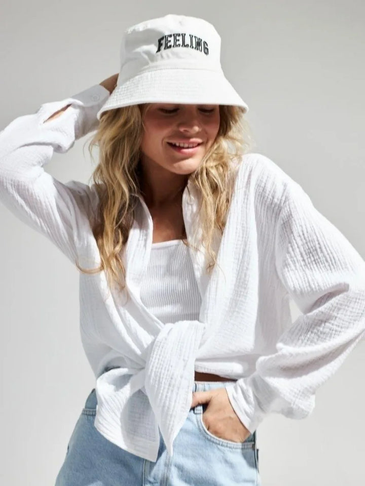 Valencia Crinkled Cotton Summer Shirt