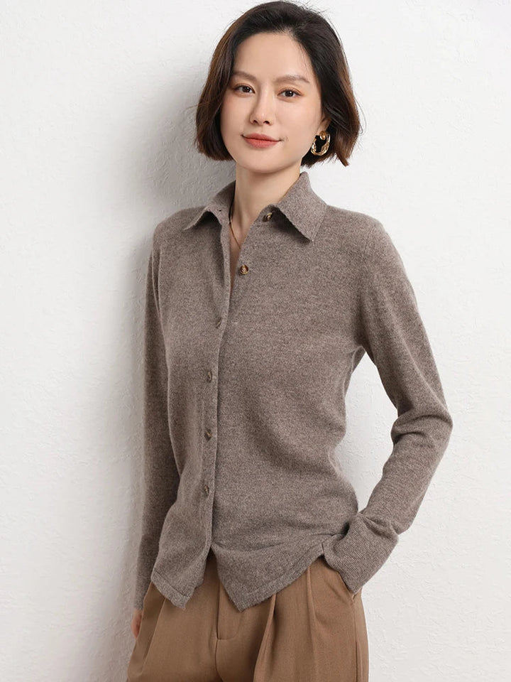 Marielle Knit Button Polo Top