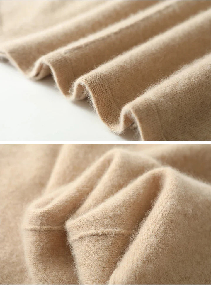 Evelora Merino Wool High Waist Skirt