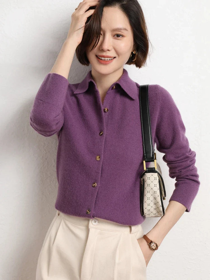 Marielle Knit Button Polo Top