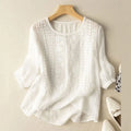 Elaria Embroidered Relaxed Blouse