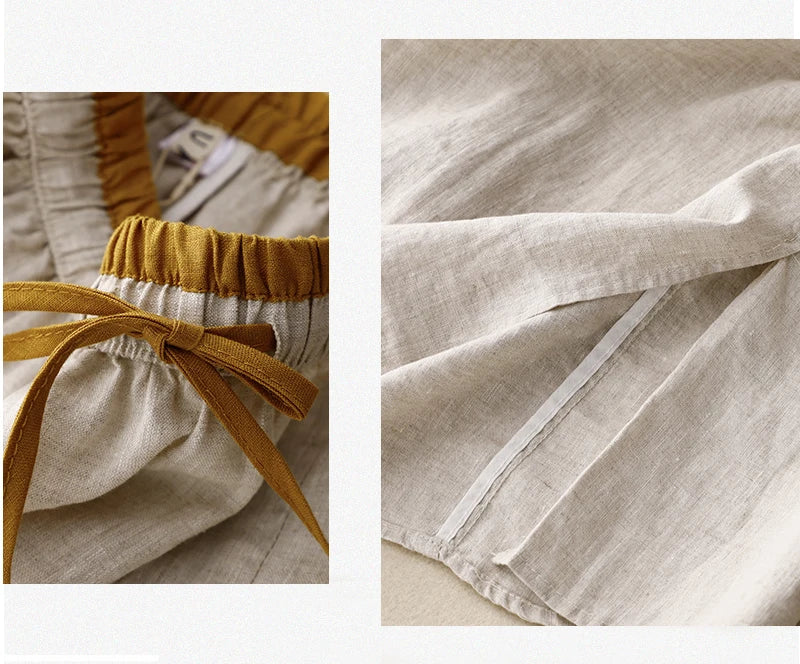 Rosalie Linen A Line Midi Skirt