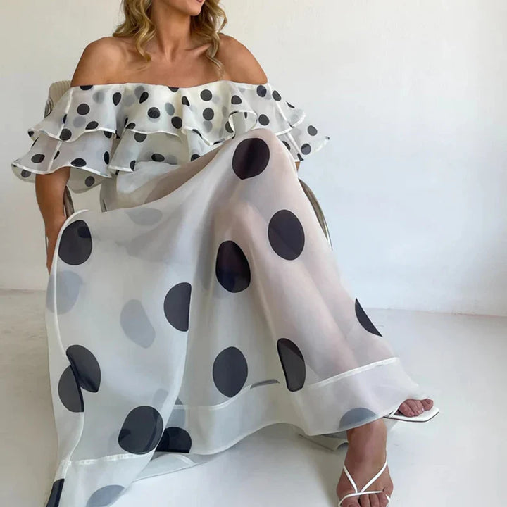Isla Sheer Polka Dot Set