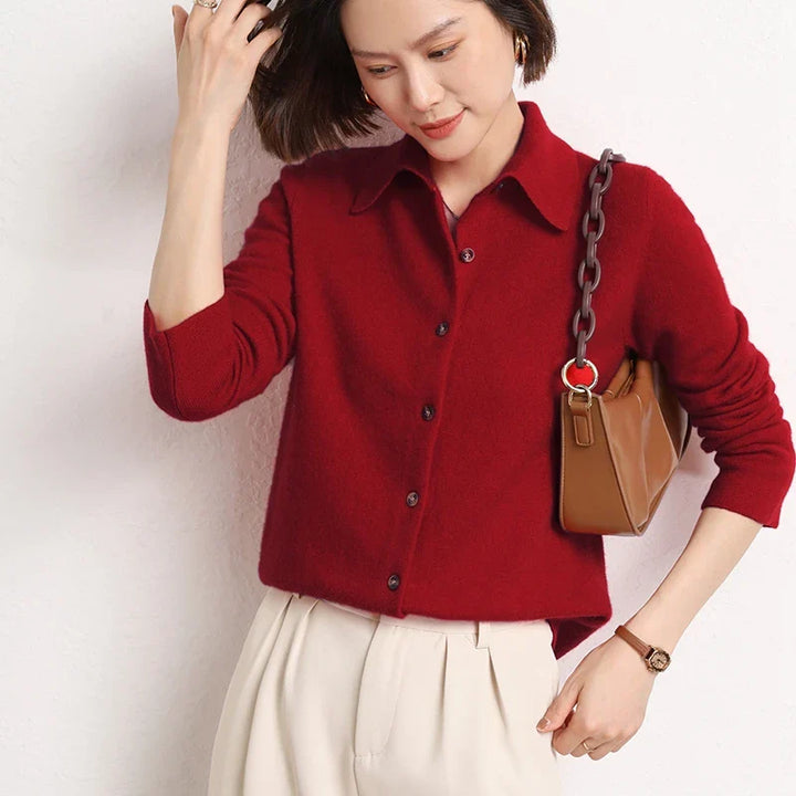 Marielle Knit Button Polo Top