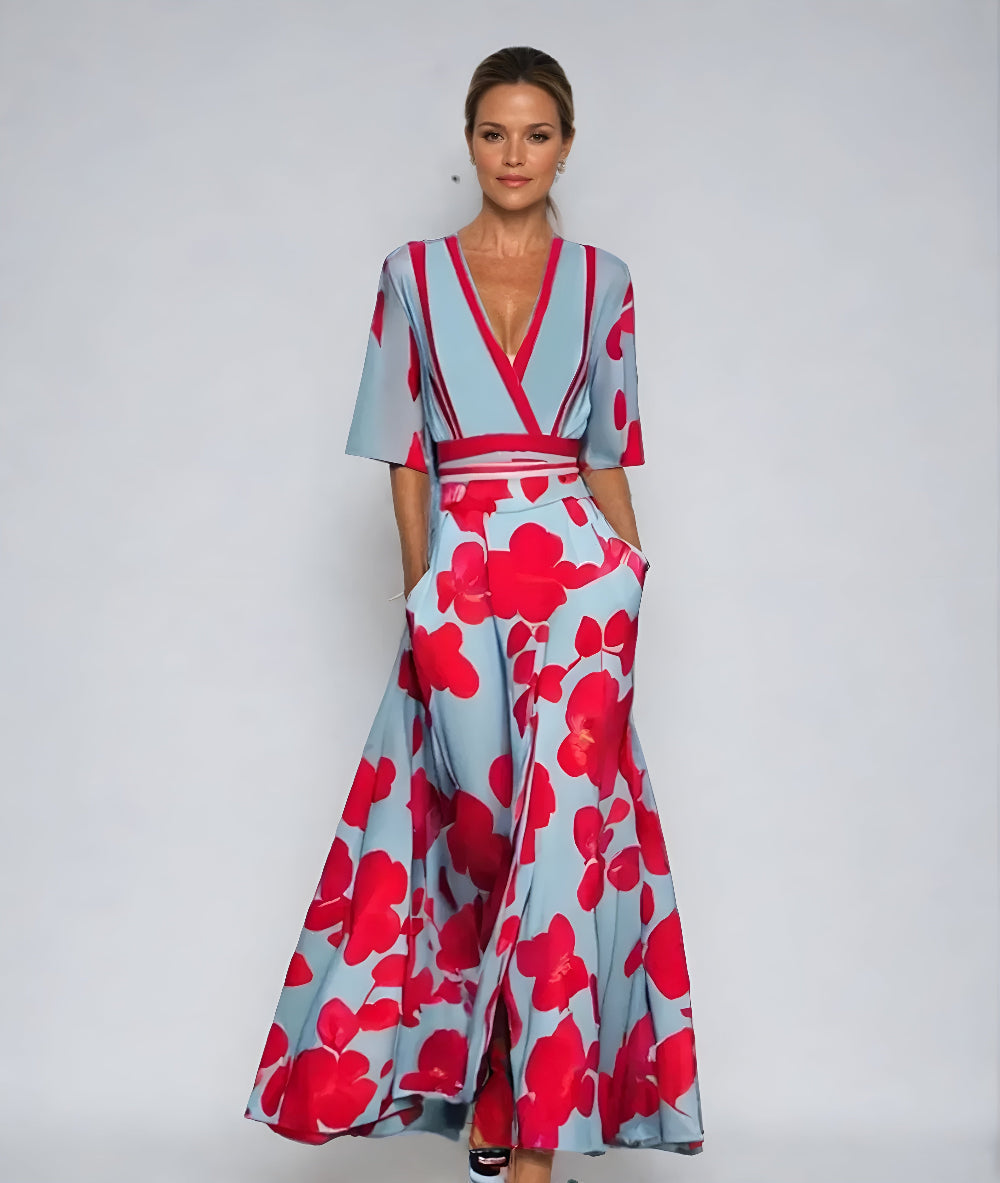 Florita Floral Wrap Dress