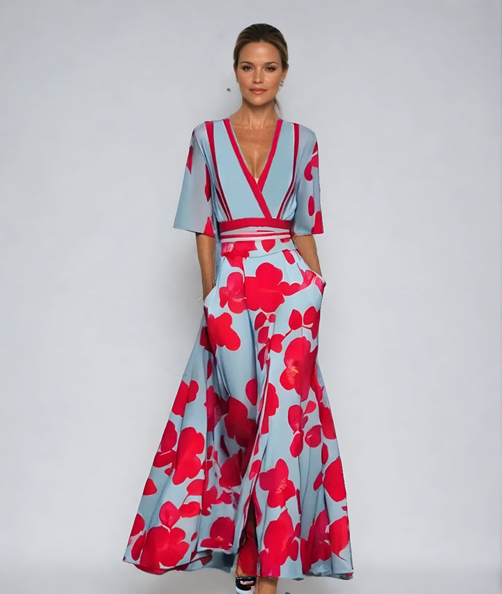Florita Floral Wrap Dress