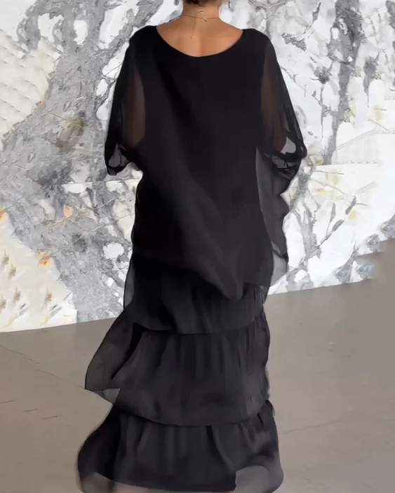 Kali Elegant Long Flowing Dress