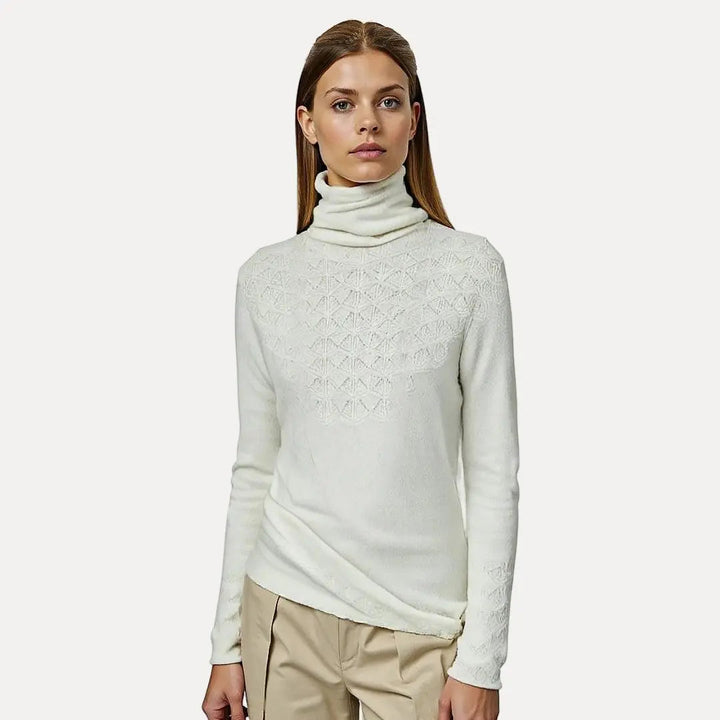 Women’s Soft Turtleneck Sweater | Warm Acrylic Knit | Cozy & Stylish