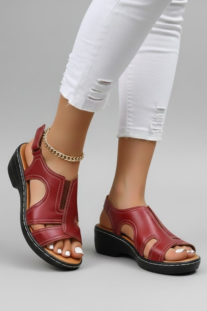 Isabella | Women’s Platform Open Toe Cutout Sandals