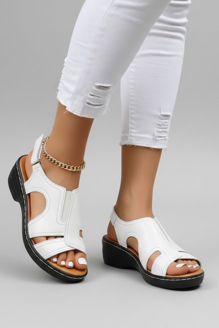 Isabella | Women’s Platform Open Toe Cutout Sandals