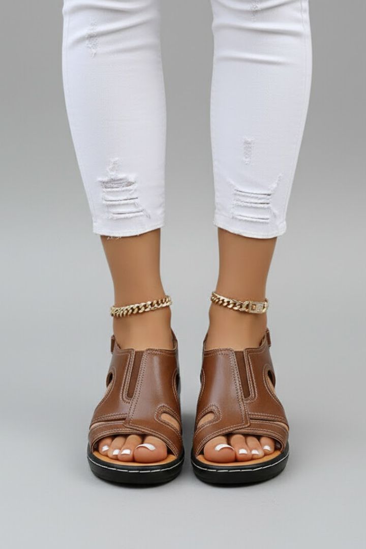 Isabella | Women’s Platform Open Toe Cutout Sandals