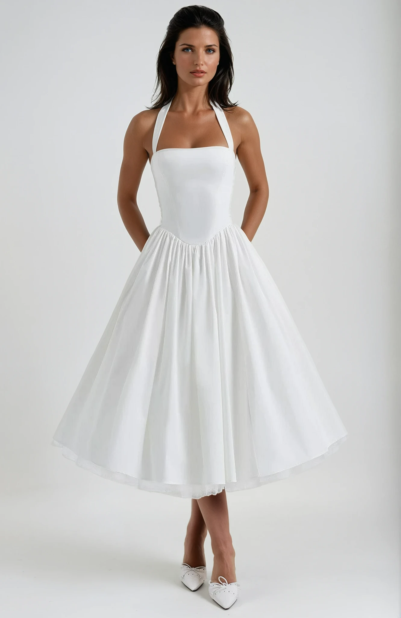 Esplendor Wedding Guest Midi Dress