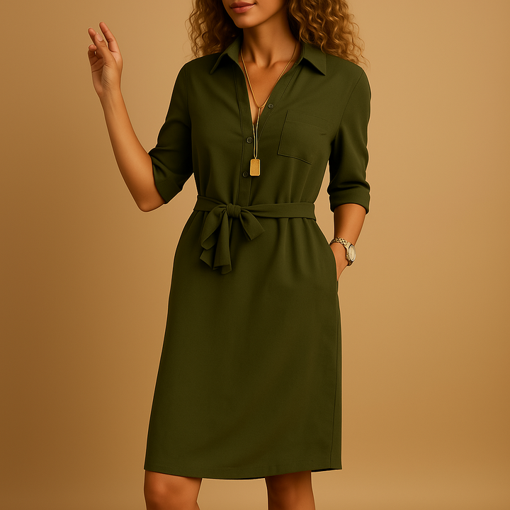 Noelle Relaxed Work Midi Dress