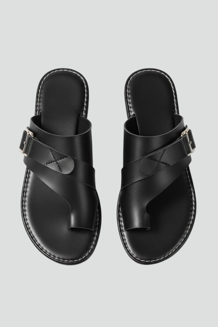 Madeline Summer Sandals with Buckle Finish