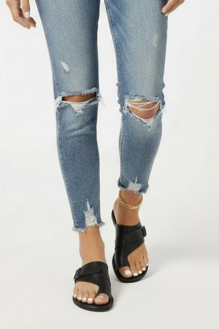 Madeline Summer Sandals with Buckle Finish