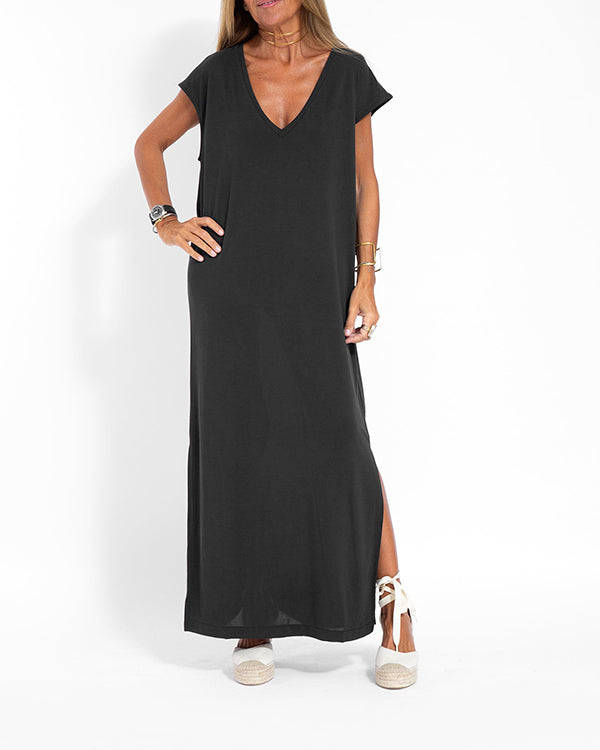 Coral Maxi Dress