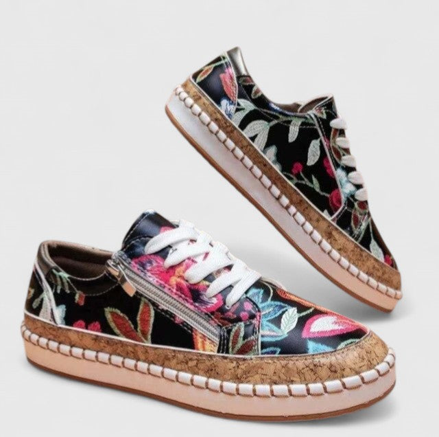 Dahlia Floral Sneakers