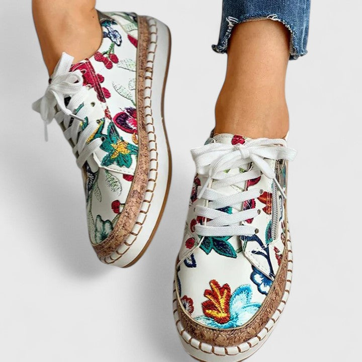 Dahlia Floral Sneakers