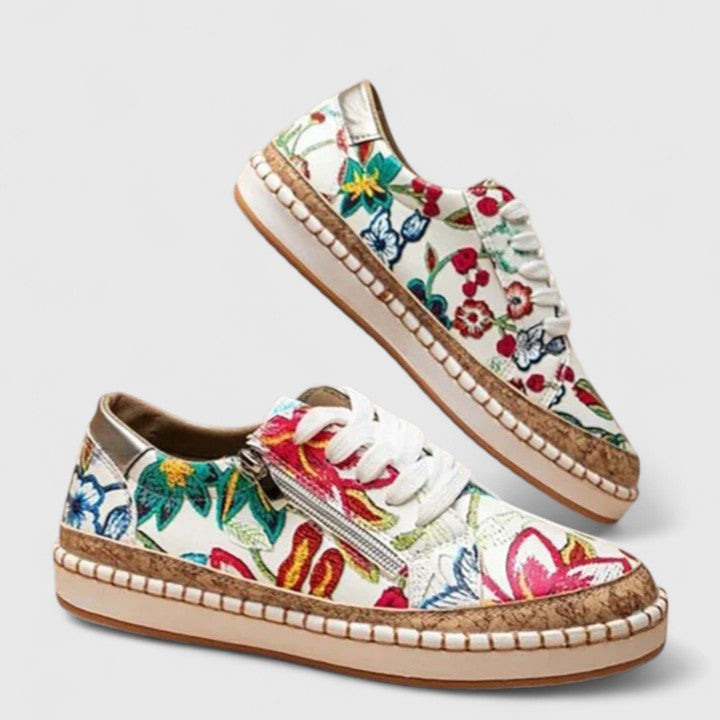 Dahlia Floral Sneakers