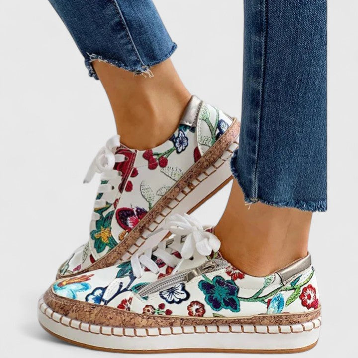 Dahlia Floral Sneakers
