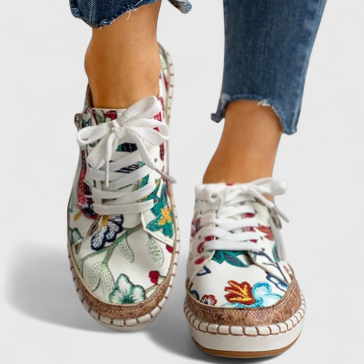 Dahlia Floral Sneakers