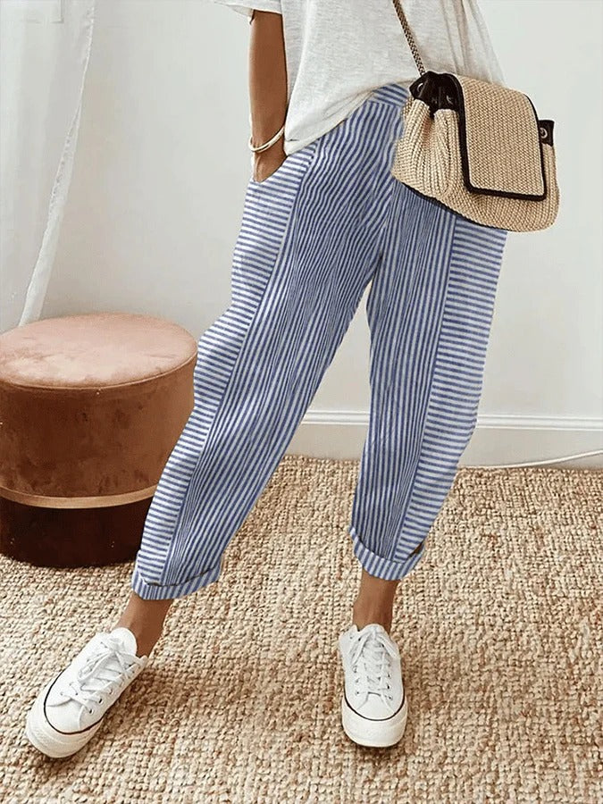 Holly Striped Pants