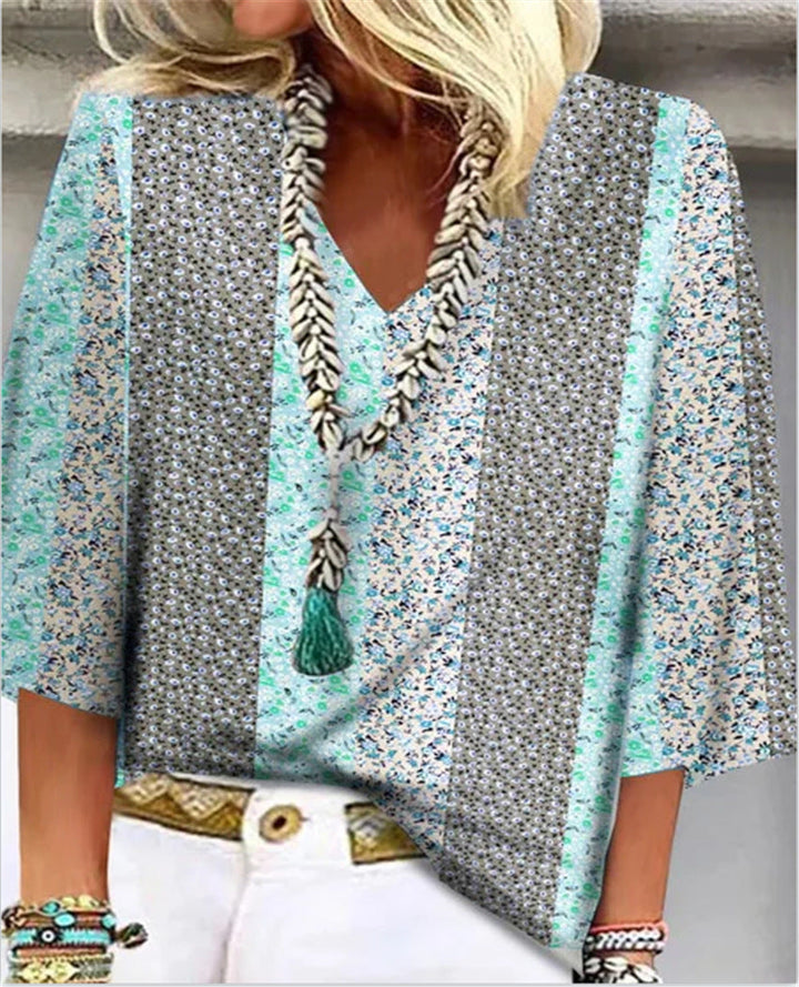 Mosaic Floral Top