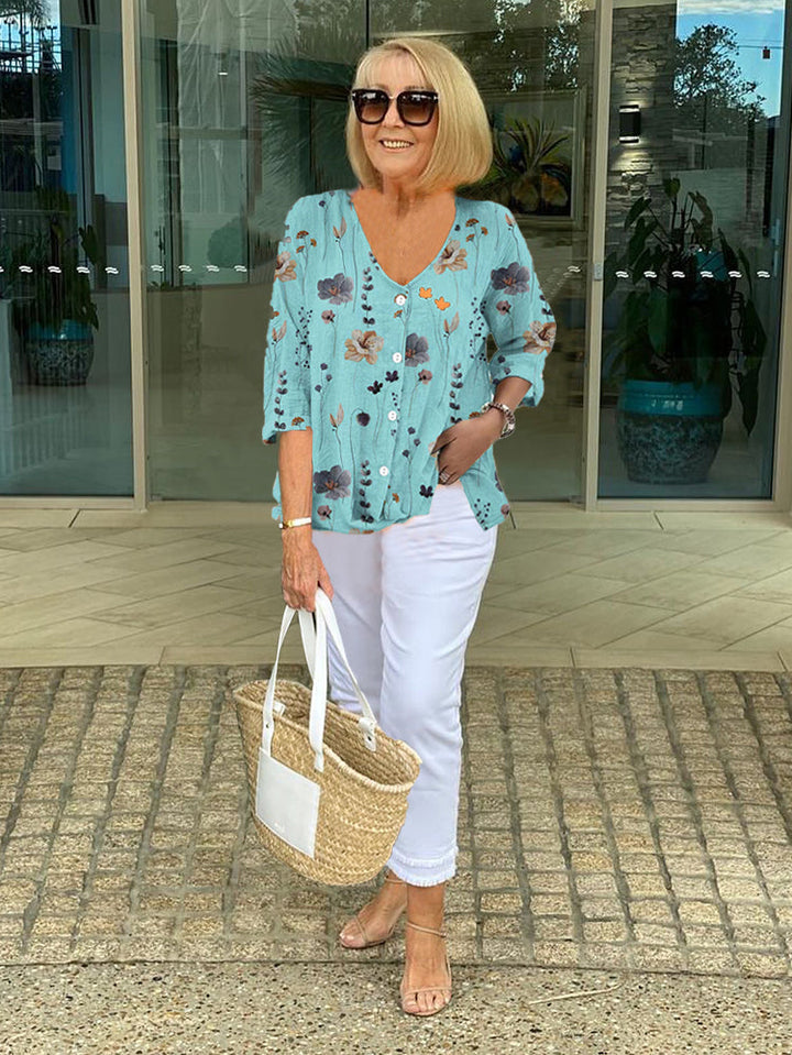 Sherry Floral Top