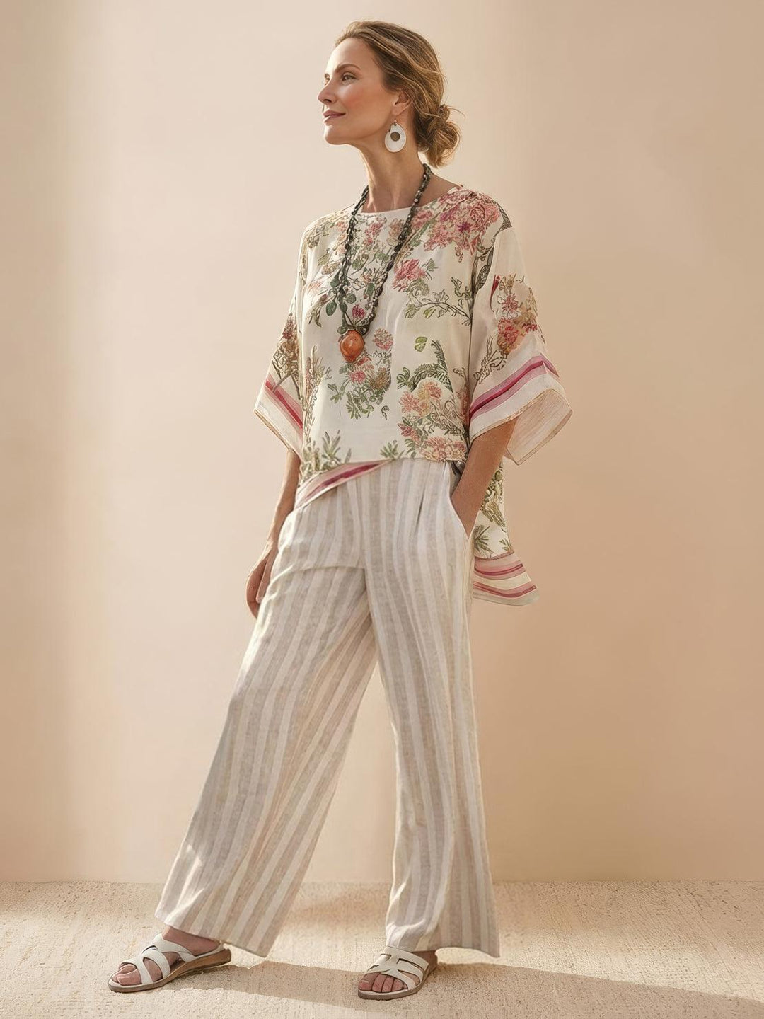 Paloma Striped Two-Piece Set