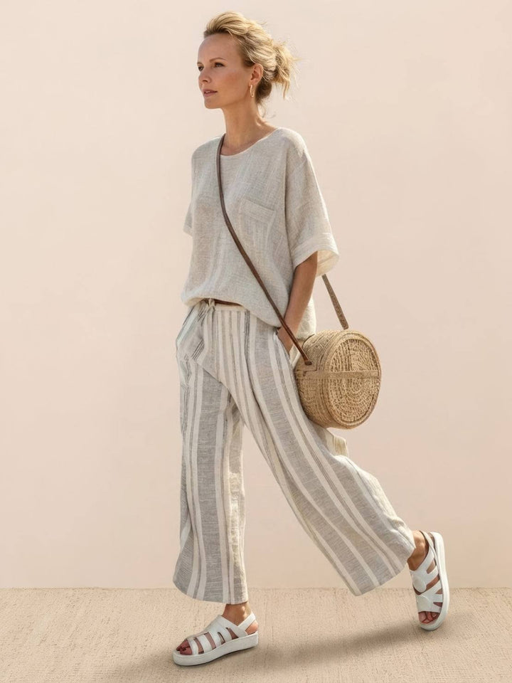 Paloma Striped Two-Piece Set