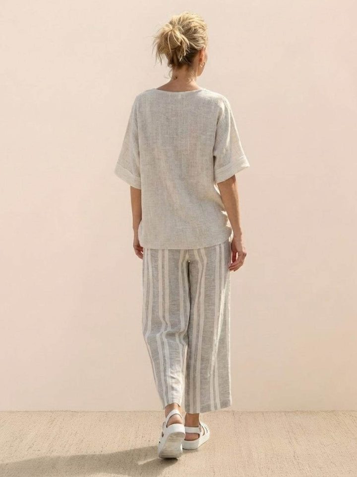Paloma Striped Two-Piece Set